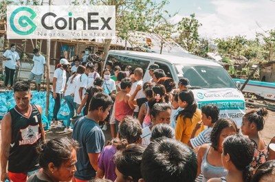 CoinEx предложила экстренную помощь пострадавшим от тайфуна Раи районам