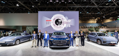 GWM представляет на Парижском автосалоне две модели на новых энергоносителях