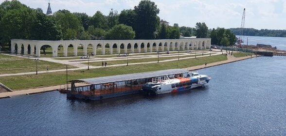 Водные экскурсионные и транспортные маршруты «Астра Марин» начали действовать в Великом Новгороде